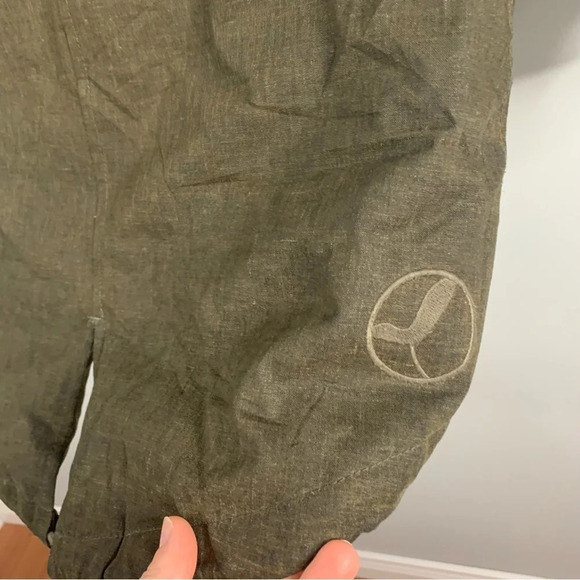 Aritzia Community Parka Jacket Coat Ski Duck Down hemp Recycled Green Small XS - Picture 7 of 16